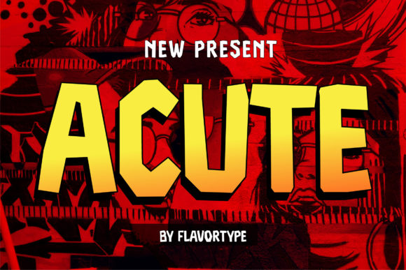 Acute Font for Bold Brand Campaigns