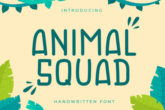 Animal Squad: A Playful Display Font for Modern Web Design