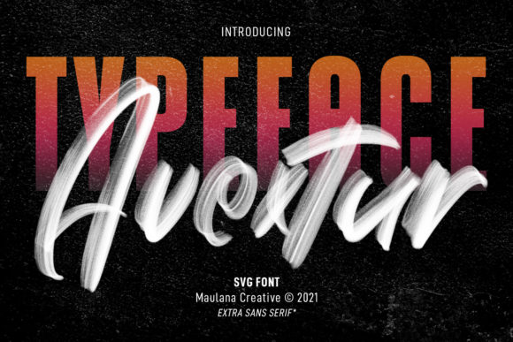Avextur: A Versatile Display Font for Editorial Design
