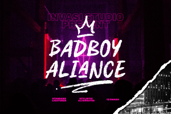 Badboy Aliance: A Street Art-Inspired Font for Bold Editorial Design