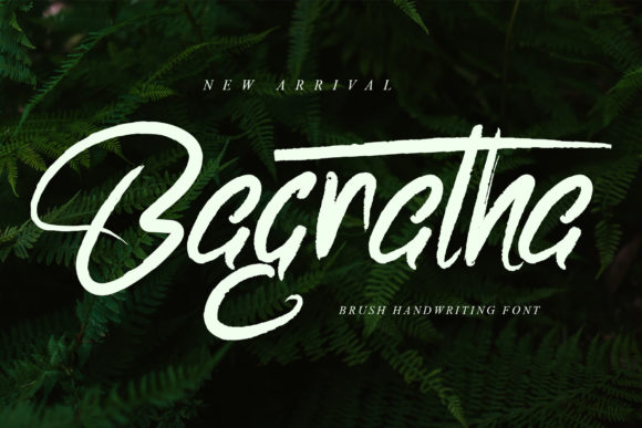 Bagratha: A Brushed Display Font for Digital Branding
