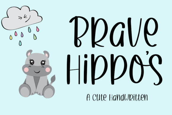 Brave Hippos Font Review for Branding Projects