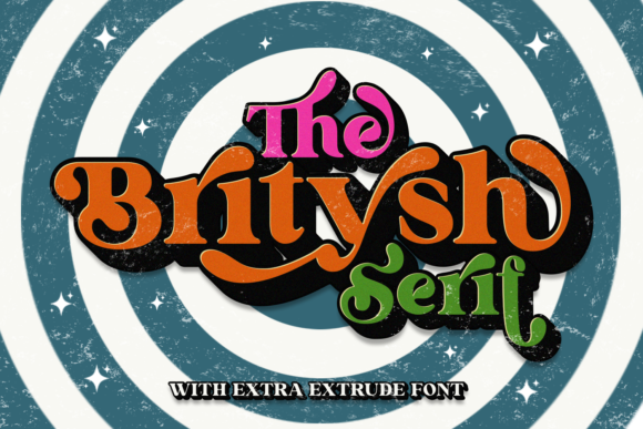 Britysh: A Bold Display Font for Handmade Creations