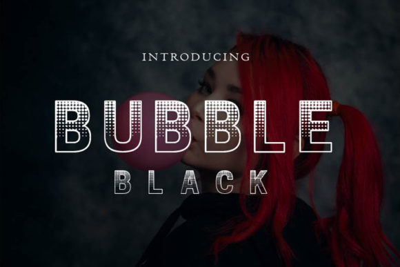Bubble Black: A Modern Display Font for Web Design