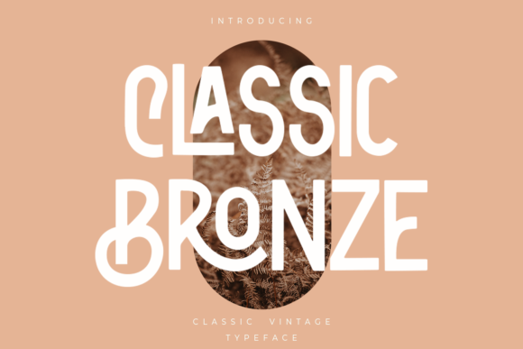 Classic Bronze Font for Handmade Creations