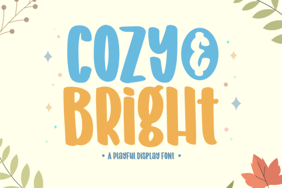 Cozy and Bright: A Playful Font for Editorial Design
