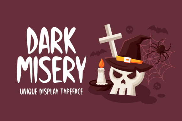 Dark Misery Display Font for Web Design