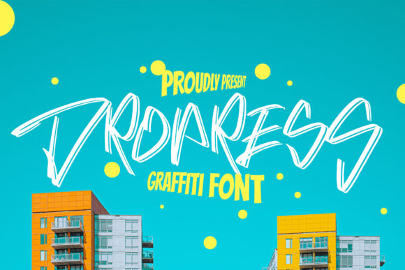 Dropress: A Cool Graffiti-Style Font for Editorial Design