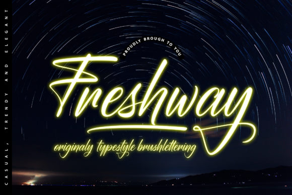 Freshway Font for Eye-Catching Brand Content