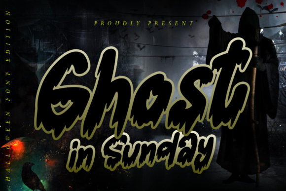 Ghost in Sunday: A Spooky Display Font for Halloween Campaigns