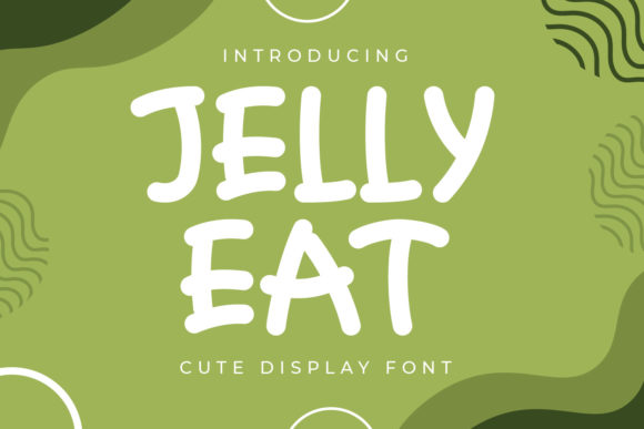 Jelly Eat Font for Editorial Design and Content Creation