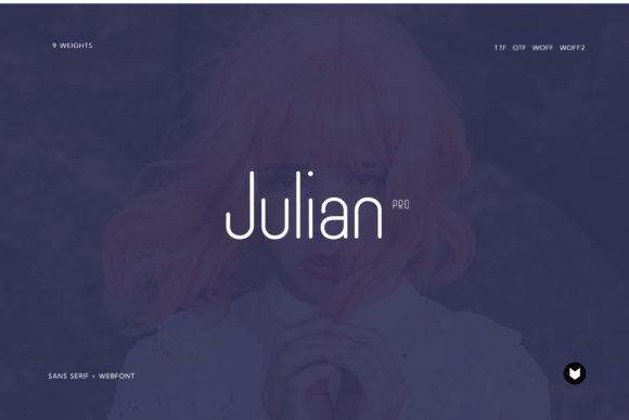 Julian Pro: A Modern Display Font for Web Design