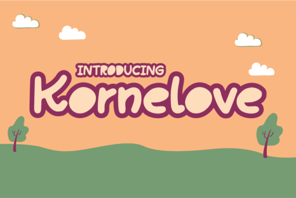Kornelove: A Playful Font for Polished Branding