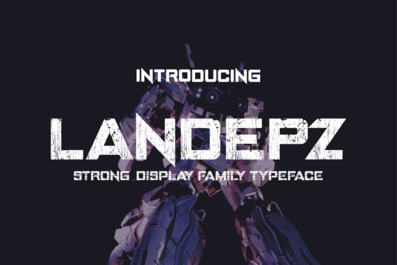 Landepz: A Display Font for Bold Branding