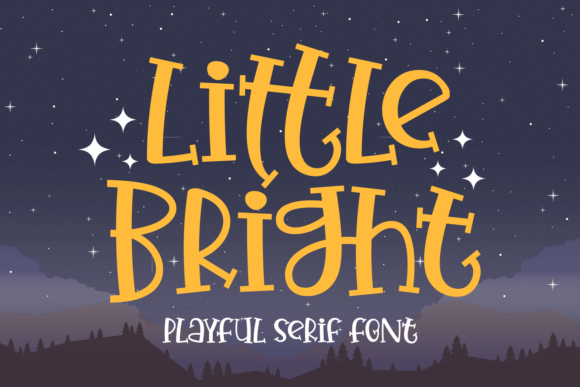 Little Bright: A Playful Display Font for Editorial Design
