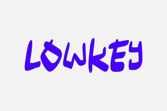 Lowkey: A Display Font with a Casual Charm