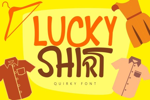 Lucky Shirt: A Cool Urban Font for Creative Projects
