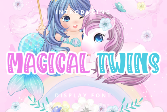 Magical Twins: A Playful Display Font for Editorial Projects