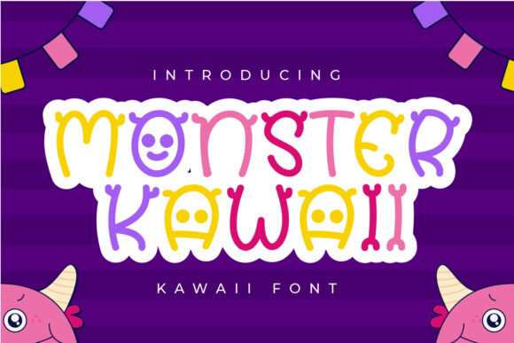 Monster Kawaii: A Playful Typeface for Editorial Design