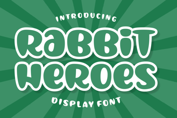 Rabbit Heroes: A Playful Font for Polished Branding
