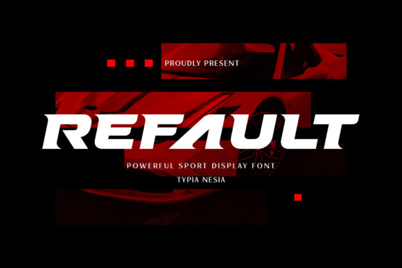 Refault: A Bold Display Font for Modern Editorial Design