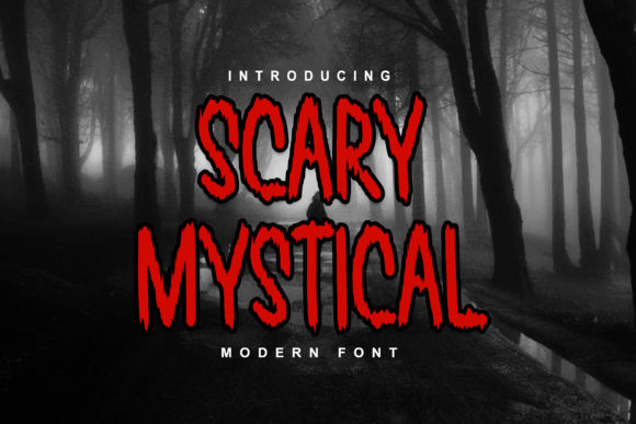 Scary Mystical Font for Crafty Creations