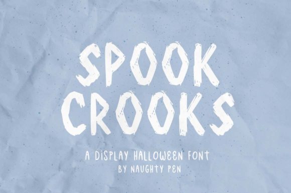 Spook Crooks: A Creepy Display Font for Web Design