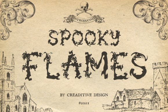 Spooky Flames: A Halloween Font That Elevates Campaigns