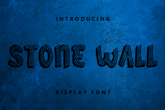 Stone Wall Font for Web Design and Brand Identity