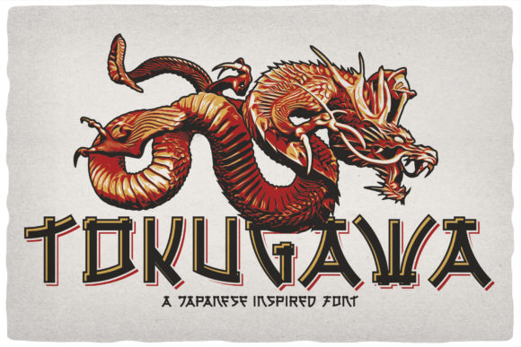 Tokugawa: A Vintage Japanese-Style Display Font