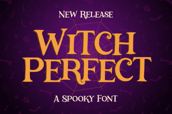 Witch Perfect: A Spooky Display Font for Editorial Design